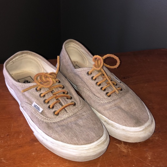 tan vans womens